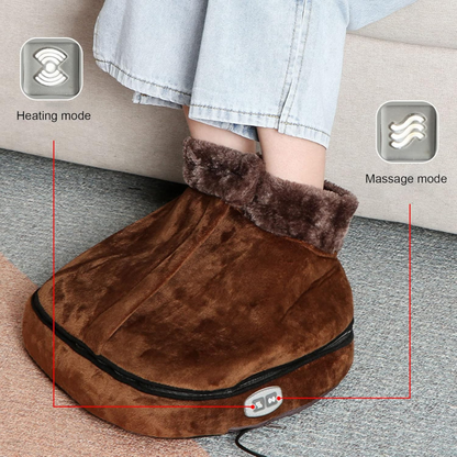 2-in-1 foot warmer and massager